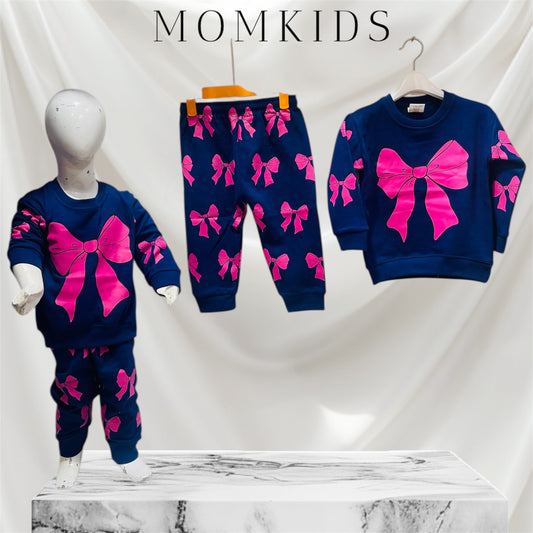 Winter fleece tracksuits(bow)