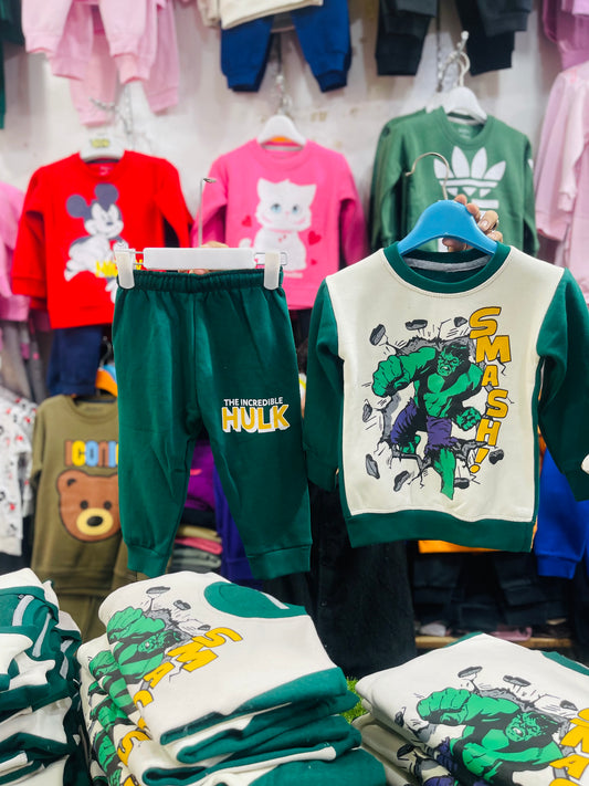 Winter fleece tracksuits(HULK)