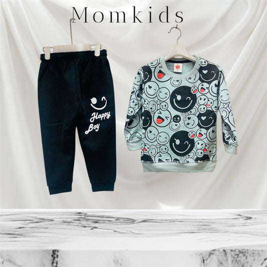 Winter fleece tracksuits(smile faces)