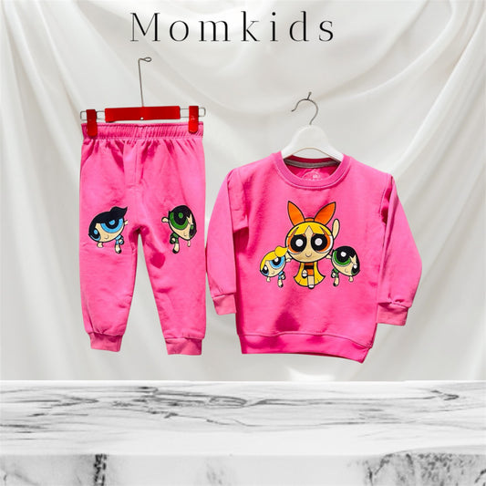 Winter fleece tracksuits(power girls )