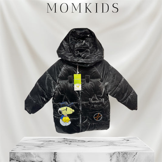 Imported Puffer jeckets(Shine black)