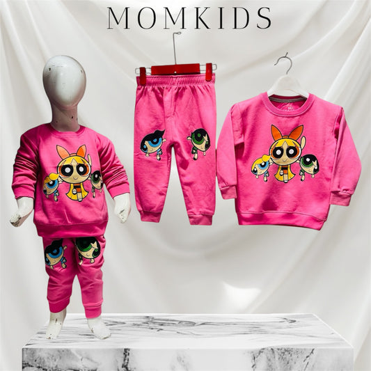 Winter fleece tracksuits(power girls )