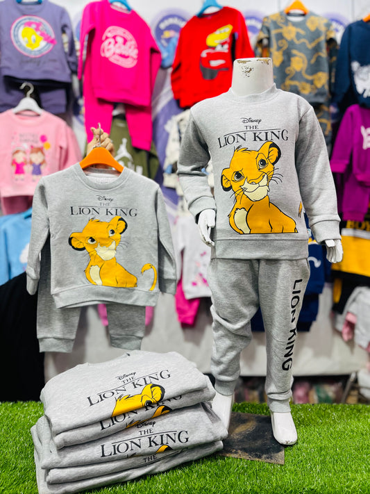 Winter fleece tracksuits(lion king)